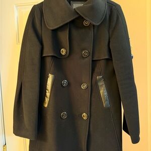 Black Double-Breasted Coat